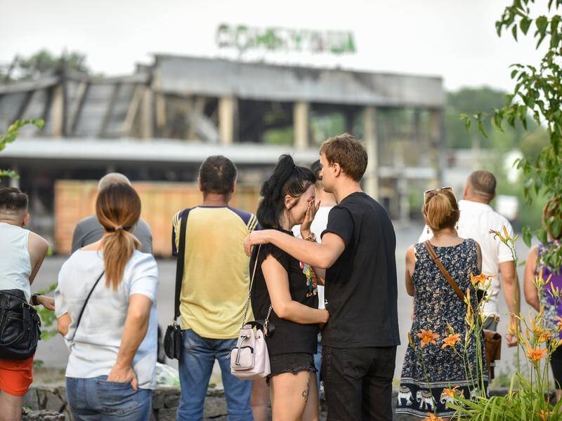 Thirty-six people are missing after a Russian missile strike hit a shopping centre in Kremenchuk.