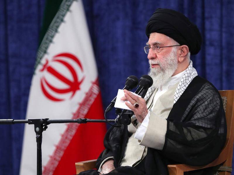 Iranian Supreme Leader Ayatollah Ali Khamenei says the Islamic Republic cannot be uprooted. (EPA PHOTO)