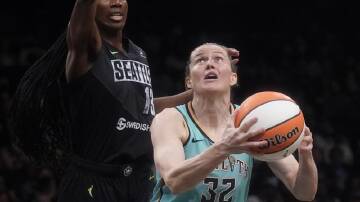 Sami Whitcomb (32) will be one of three leaders for the Opals at this year's World Cup.