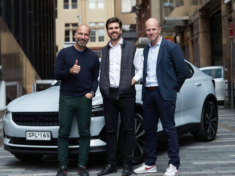 Chief executive Dara Khosrowshahi revealed Uber's latest plans to electrify its rideshare car fleet. (PR HANDOUT IMAGE PHOTO)