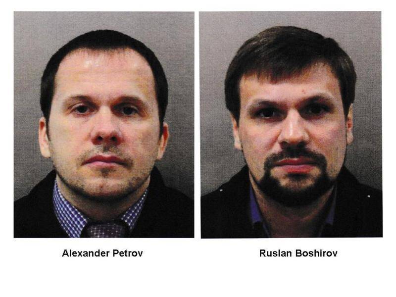 Alexander Petrov and Ruslan Boshirov are accused of trying to kill ex-Russian spy Sergei Skripal.