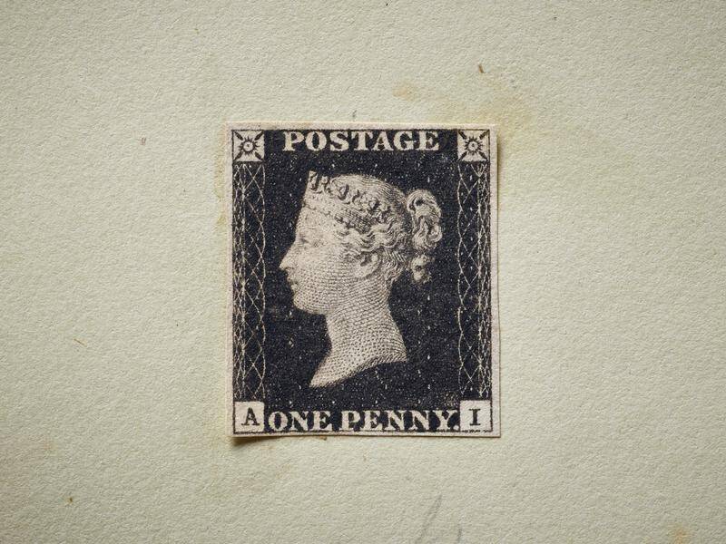 A Penny Black, the world's first postage stamp, will be auctioned and could fetch $A11 million.