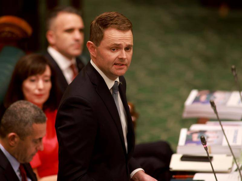 Treasurer Stephen Mullighan said the SA government has reached a $1.75m settlement over the hack. (Kelly Barnes/AAP PHOTOS)
