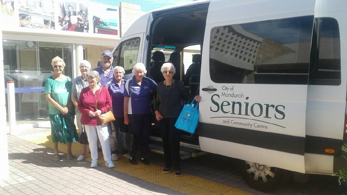 ALL ABOARD: Seniors boarding a bus home from one of the fantastic events run during Seniors Week. Photo: Supplied.