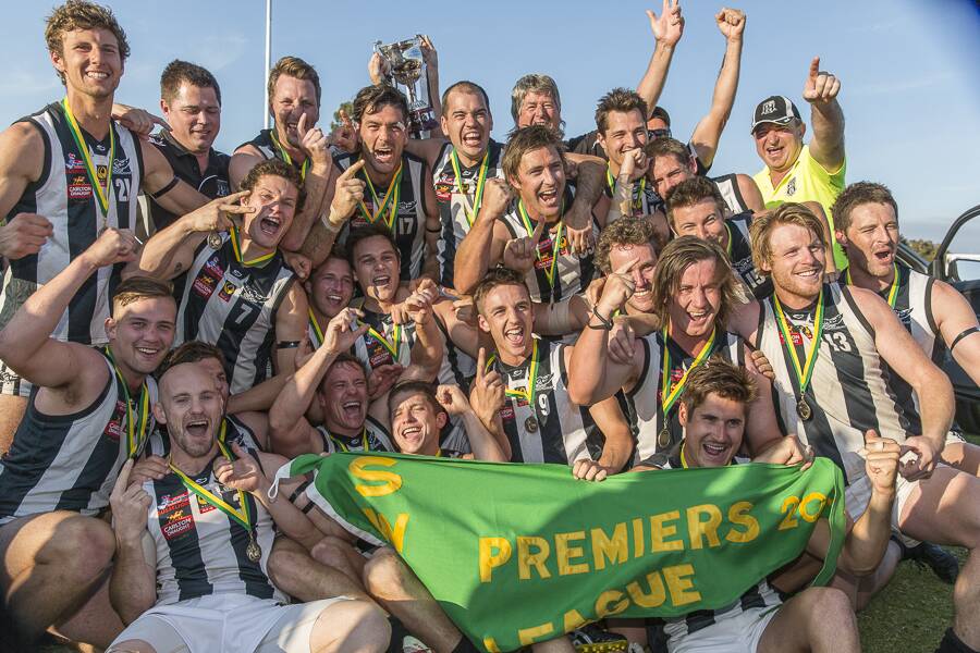 Busselton are the 2015 SWFL premiers. Photo: Ashley Pearce.