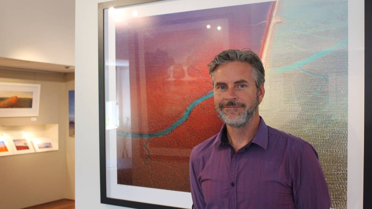  Christian Fletcher is looking forward to an upcoming collaborative exhibition of aerial photography of Shark Bay titled 2016 – Inscriptions. Photo: Busselton-Dunsborough Mail.