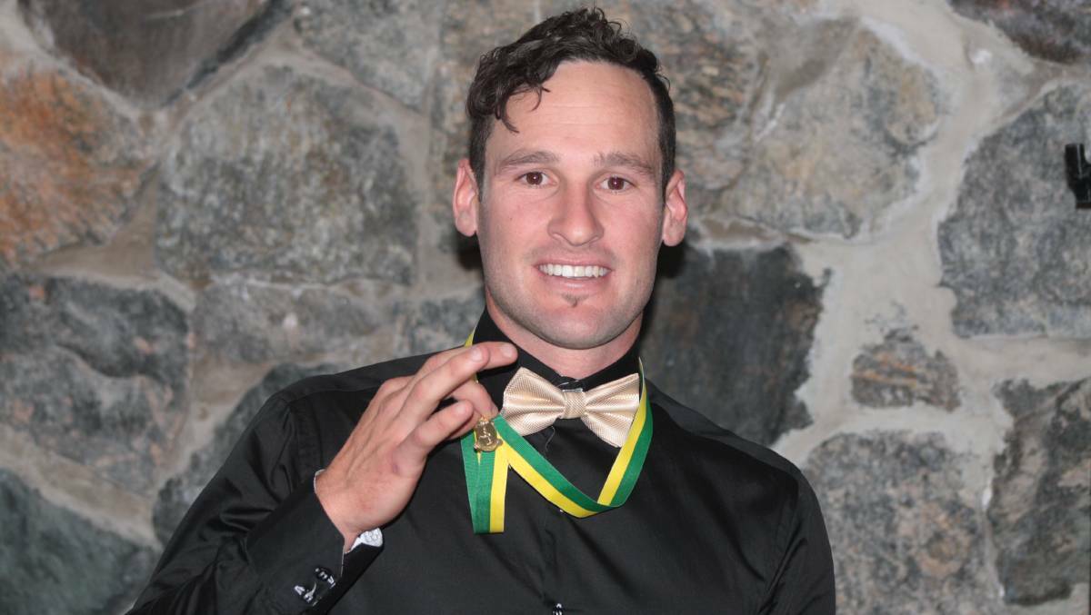 Bunbury's Jesse Gribble won the 2014 Hayward Medal. Photo: Andrew Elstermann. 