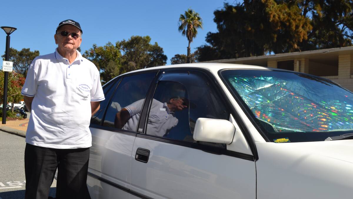 Safety first: Mandurah Roadwise Committee member Sid Wilson says older drivers are safer.