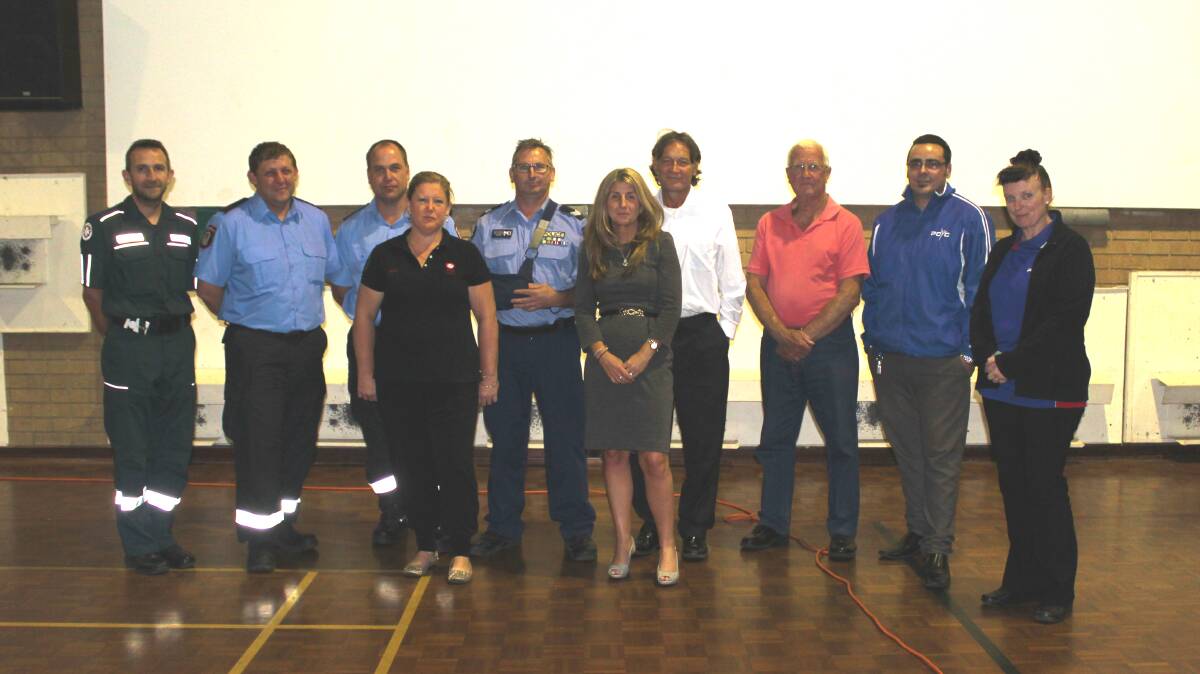 Road Safety: Members from Collie Police, St John Ambulance, DFES, Roadwise and PCYC held an information night for road safety. 