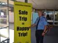 Safety message: Police chaplain Keith Carmody reminded everyone to be careful during the Easter holidays.