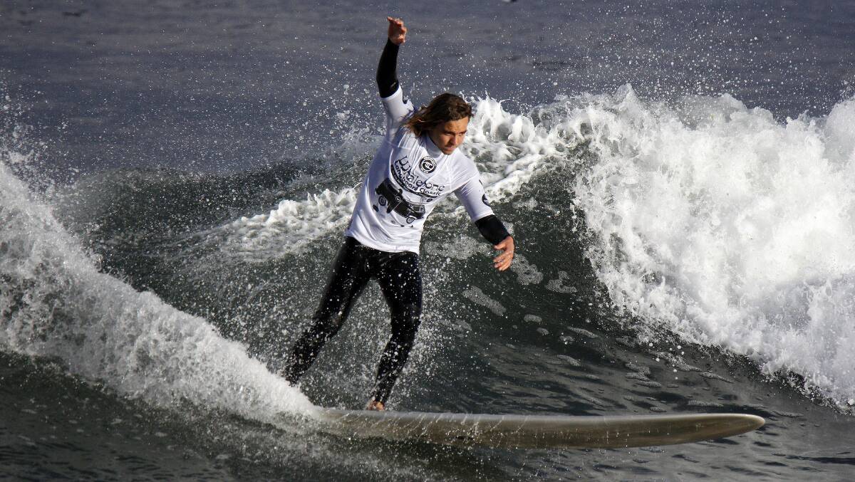 Dunsborough's Jack Medland will be one to watch as the Whalebone Longboard Classic returns to Cottesloe after a two year hiatus. Picture: Surfing WA/Majeks