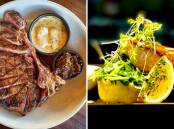 West is best: (left) Amelia Park Restaurant's dry aged WA striploin and Charthouse Cafe's Cone Bay barramundi are just two of the specialty dishes on offer during June for the Plating Up WA campaign. Pictures: Supplied