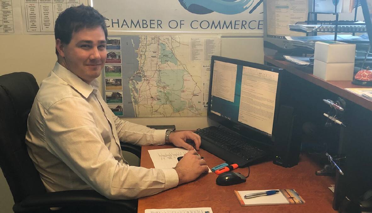 Lots on the go: Peel Chamber of Commerce and Industry general manager Andrew McKerrell has been busy throughout February with a range of new projects the organisation is working on. Photo: Supplied.
