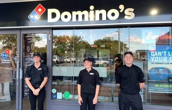 Good cause: Domino's team members. Photo: Supplied.