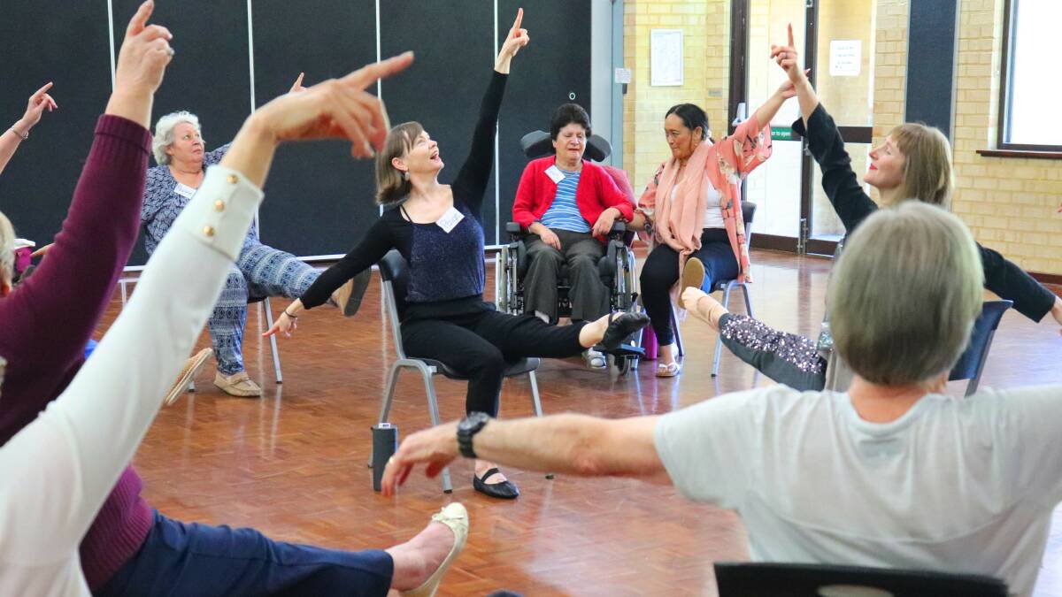 Dance for all: A LIFESPAN seated dance class in action. Photo: Supplied.