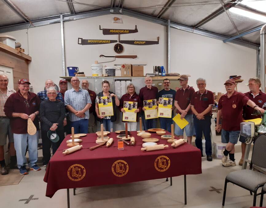 New skills: Peter McMahon, Mick Bishop, Terry Holl, Bruce Jackson, John Kennett, Ross Crawford, Col Smith, Jane Robinson, Tania Emmerson, Harry Charles, Justin Ellis, Steve Horley, Lynsay Dunning, Frank Evans and Terry Nicholls. Photo: Supplied.