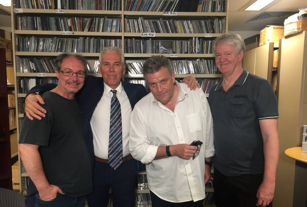 The Profile team: Phil Strachan, Gary Dunn, Alan Simpson and Mark Whitehouse have been compiling and recording to safeguard many of Perth’s musicians’ life stories. Photo: Supplied.