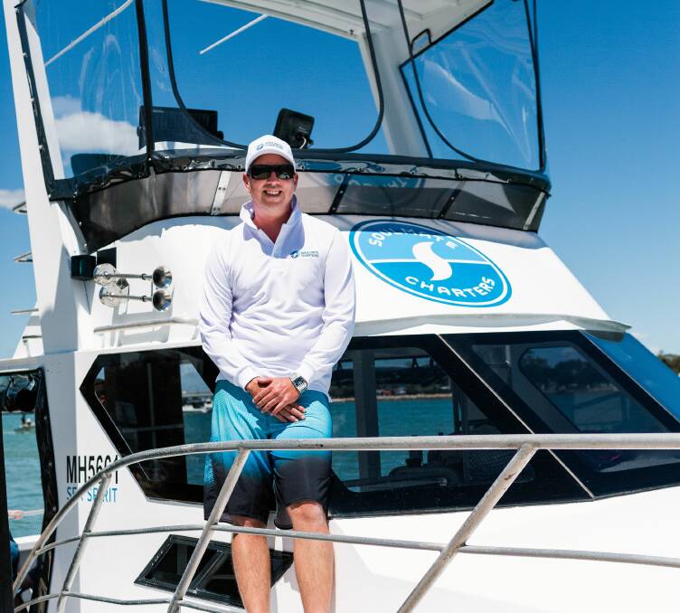 Community involvement: Skipper Rick Gerring, who started the petition for a Mandurah-based wildlife officer, aboard his vessel 'Sea Spirit'. Photo: Supplied.