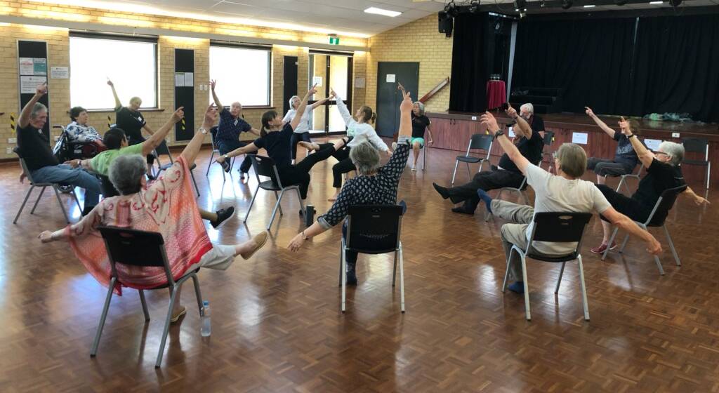 Keeping active: A Lifespan seated dance class in action. Photo: Supplied.