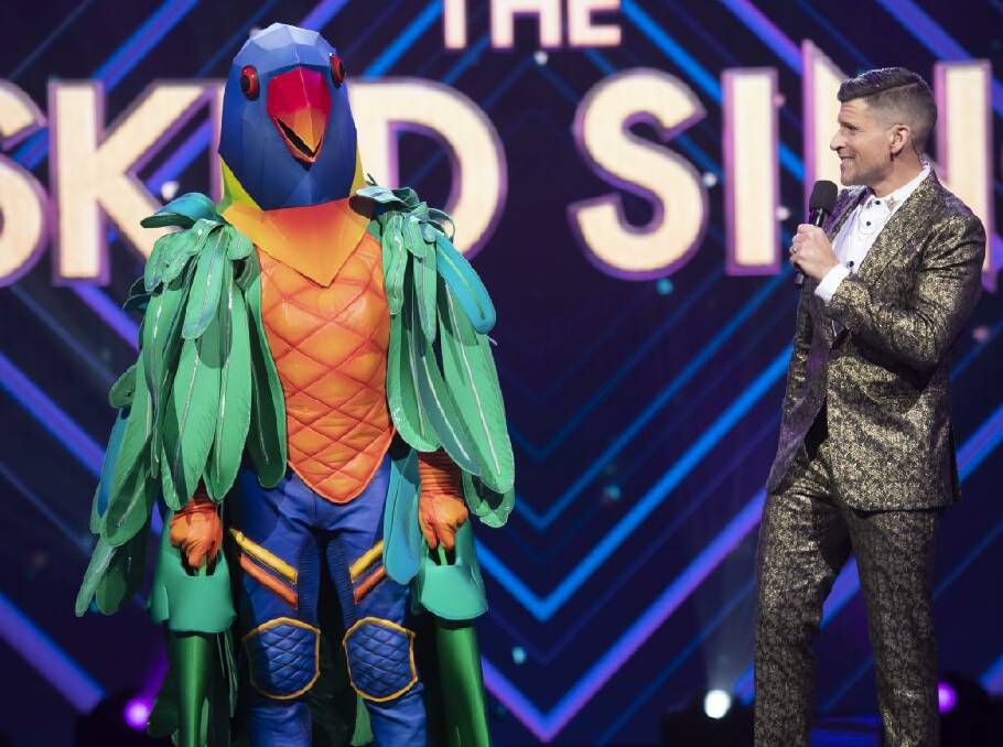 The Parrot on The Masked Singer Australia. Picture: Network 10.