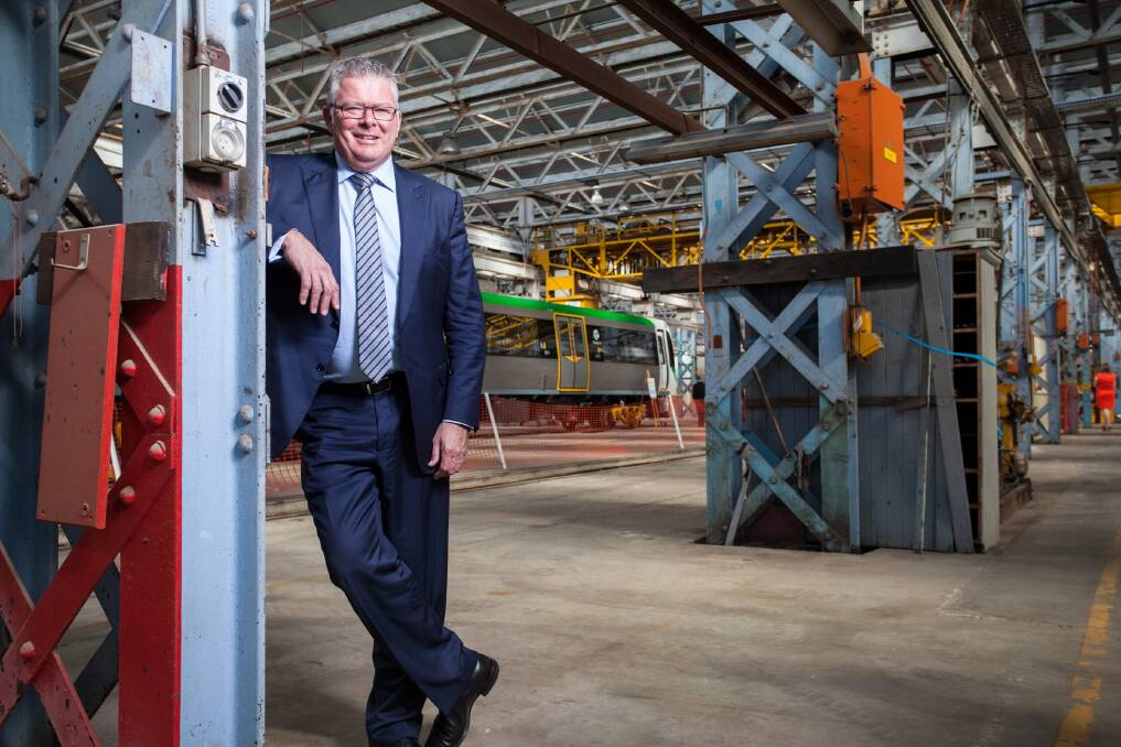 Transport Minister Troy Buswell has announced the arrival of the first of 22 new trains on the Mandurah-Joondalup line. 