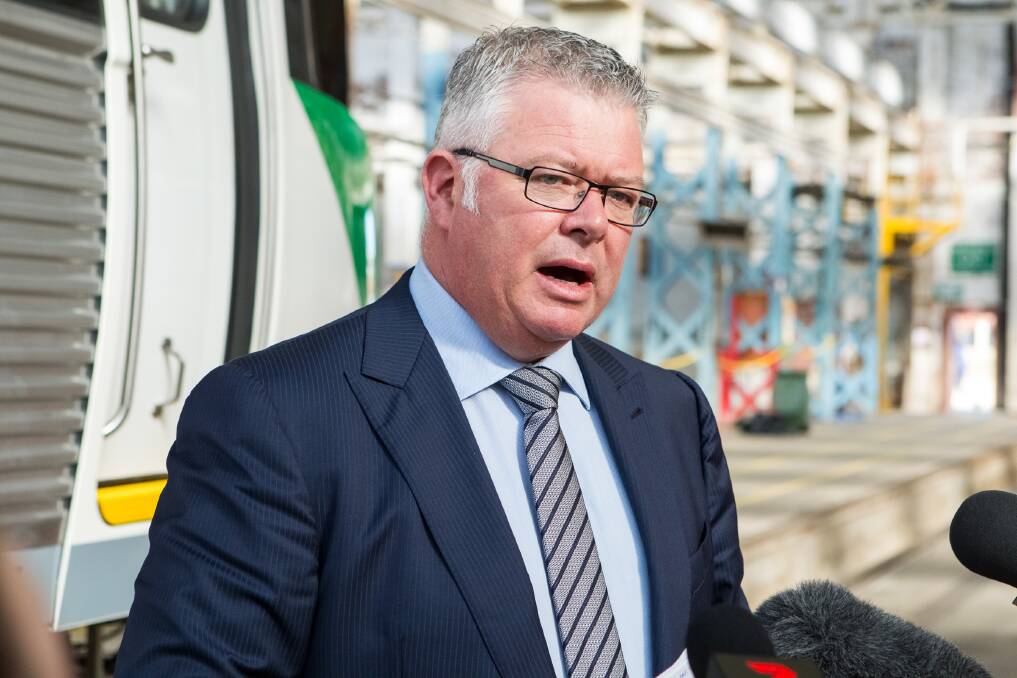 Transport Minister Troy Buswell has announced the arrival of the first of 22 new trains on the Mandurah-Joondalup line. 